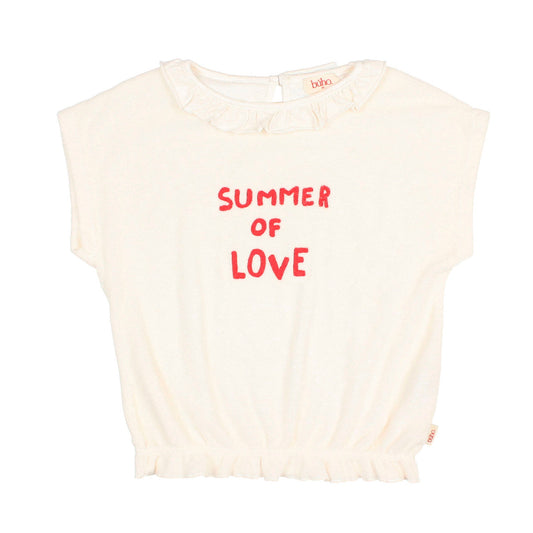 Terry T-Shirt von Búho, Gr. 3-8 Jahre, Farbe: ecru