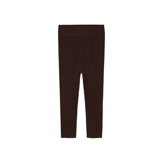 Baby Slimfit Leggings aus 100% Merinowolle, Gr. 62-92, Farbe: mocca