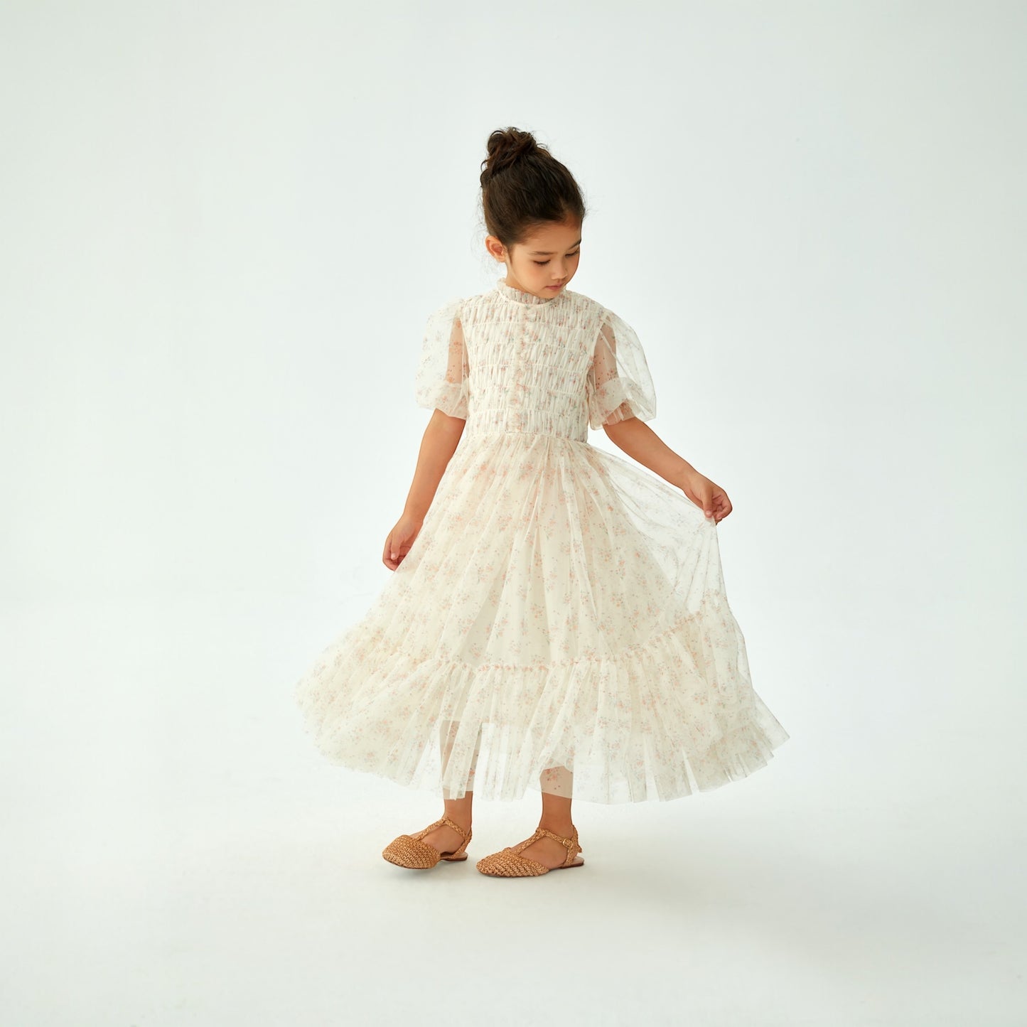 Kleid Valentina von C‘era una volta, Gr. 4-8 Jahre, Farbe: cream flower
