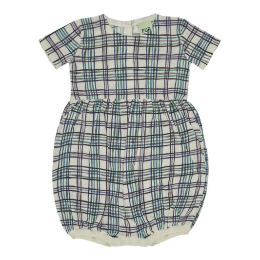 Romper von Fub aus 100% Bio Baumwolle, Gr. 56-92, Farbe: multi check
