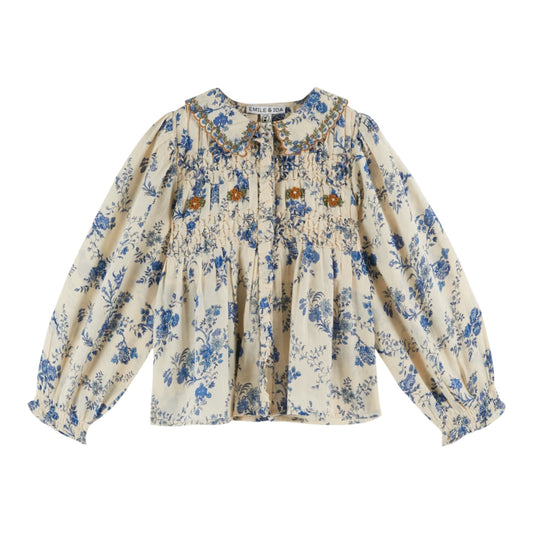 Bluse von Emile et Ida, Gr. 3-6 Jahre, Farbe: orchid bleu