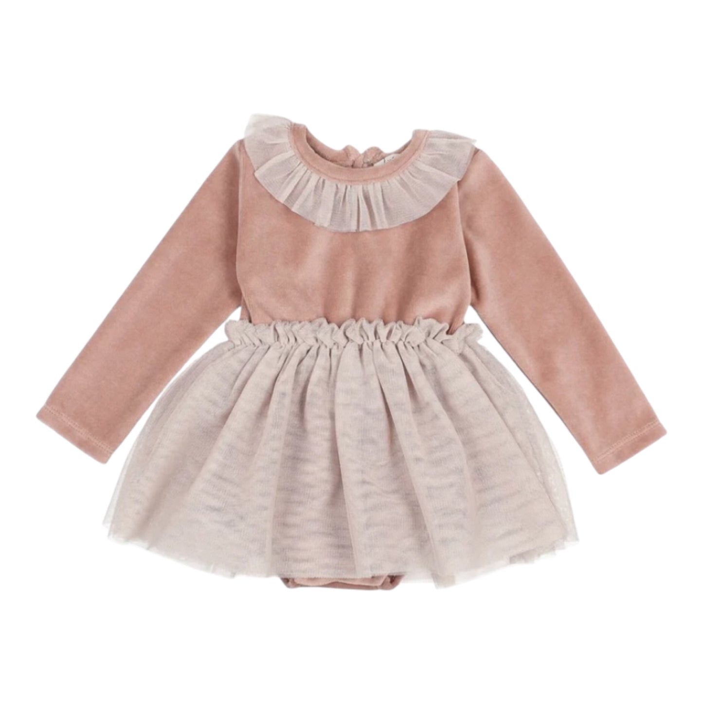 Kombi-Ballet-Kleid von Búho, Ge. 3-24 Monate, Farbe: rose