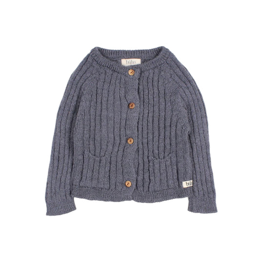 Cardigan by Búho, size 3-24 months, color: antique blue