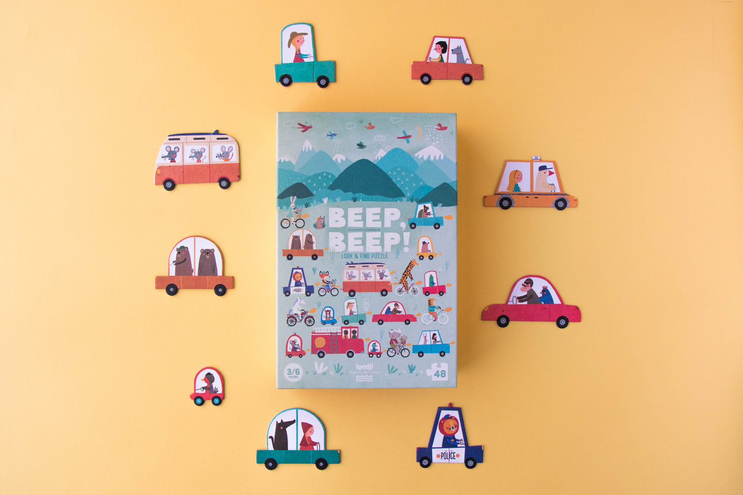 Puzzle Beep Beep von Londji 3+