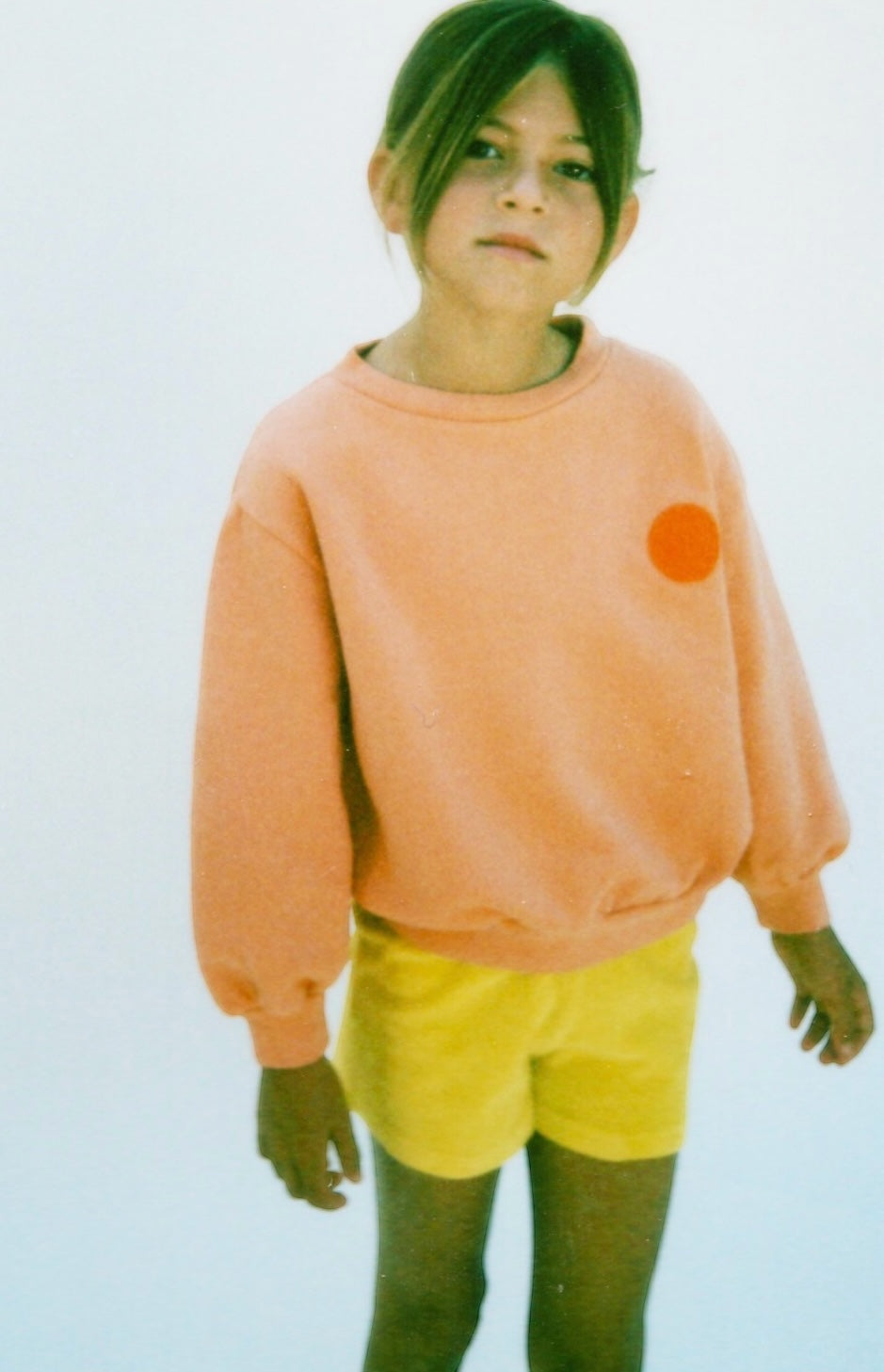 Sweatshirt von Longlivethequeen, 4-16 Jahre, Farbe: soft orange