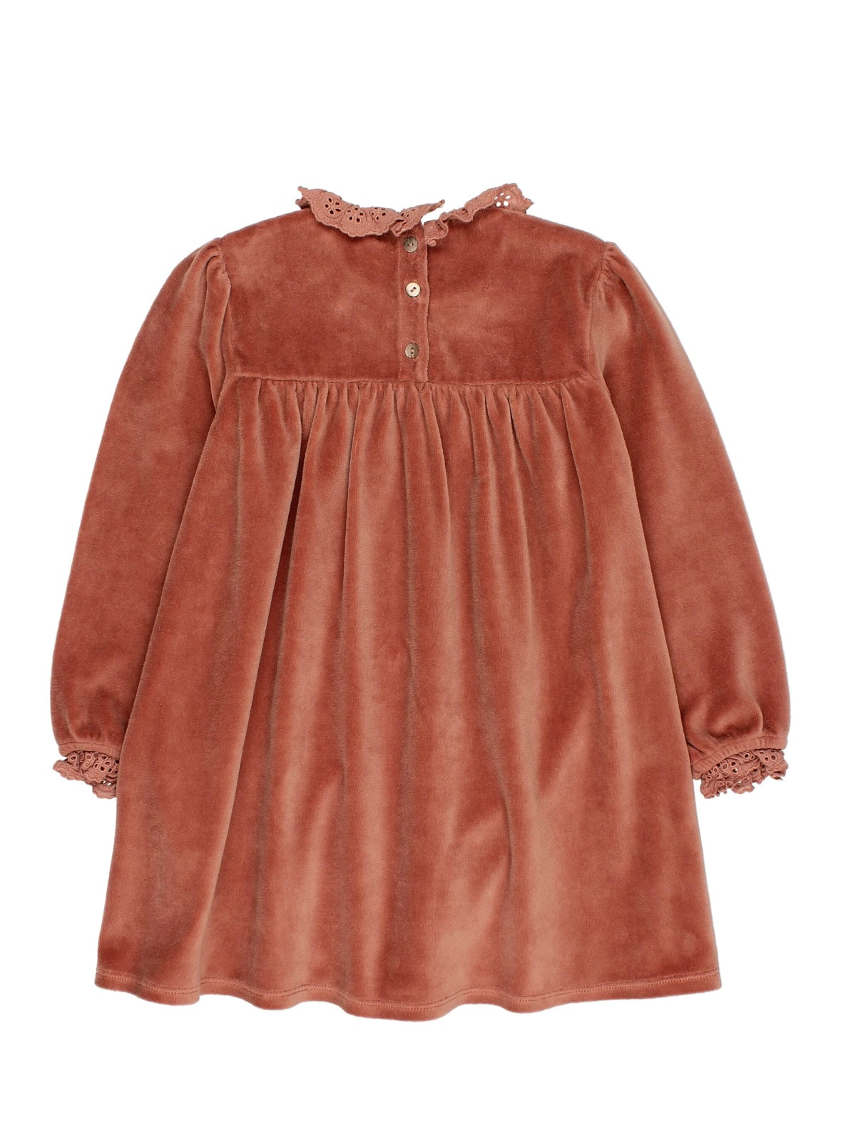 Velvet Kleid von Búho, Gr. 3-6 Jahre, Farbe: old rose