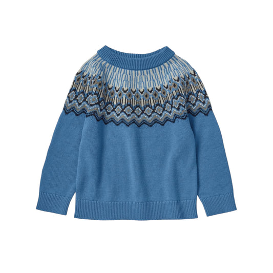 Pullover aus Merinowolle von Fub, Gr. 90-130, Farbe: deep sky