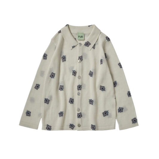 Shirt aus Merinowolle bon Fub, Gr. 100-150, Farbe: ecru/ paisley