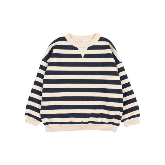Gestreiftes Sweatshirt von Búho, Gr. 3-6 Jahre, Farbe: ivory