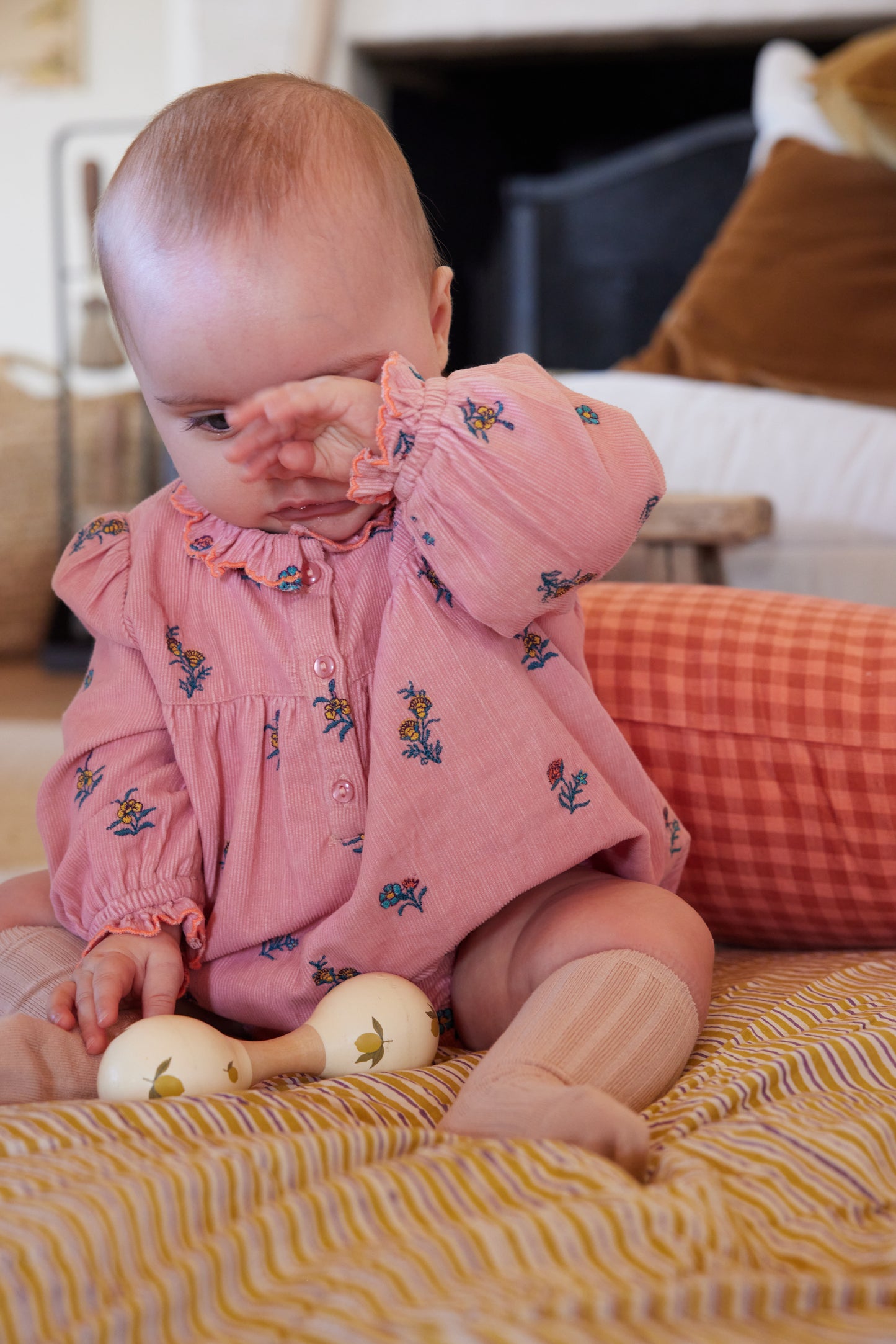 Romper von Bonheur du jour Paris, Gr. 3-24 Monate, Farbe: rose