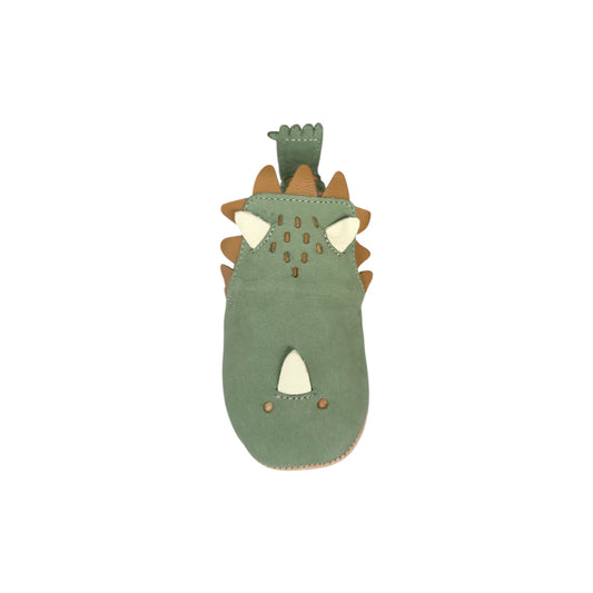 Krabbelschuhe Dino von Easy Peasy, Gr. 18-27, Farbe: türkis