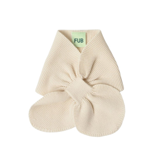 Schlittenschal aus Merinowolle von Fub, Gr. 1-6 Jahre, Farbe: ecru
