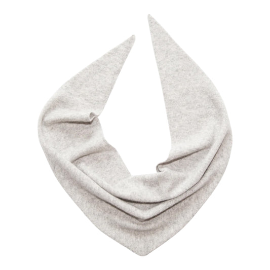 Dreieckstuch „Kim“ von Papa Lobster, 0-12 Monate aus 100% Kaschmir, Farbe: light grey melange