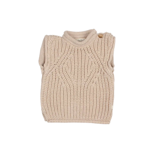 Buho vest, size 3-24 months, color: natural