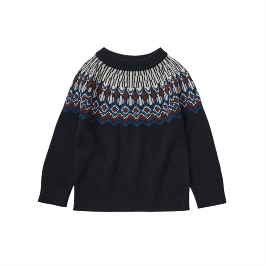 Pullover aus Merinowolle von Fub, Gr. 90-130, Farbe: dark navy