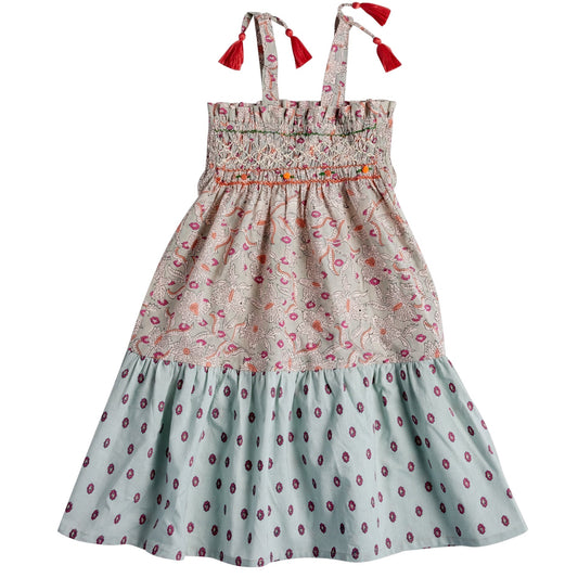 Midi-Kleid von Bonheur du jour Paris, Gr. 4-6 Jahre, Farbe: blue