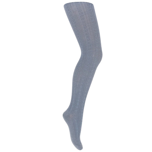 Wollstrumpfhose Juno gemustert von MpKids, Gr. 80-110, Farbe: steinblau