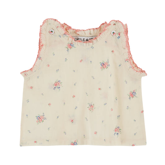 Bedrückter Top von Emile et Ida, Gr. 9-24 Monate, Farbe: paquerette