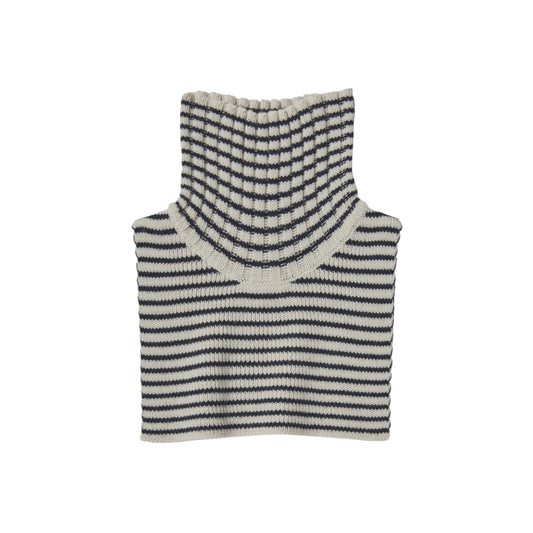 Halswärmer aus Merinowolle von Fub, Gr. 1-6 Jahre, Farbe: ecru/ dark navy