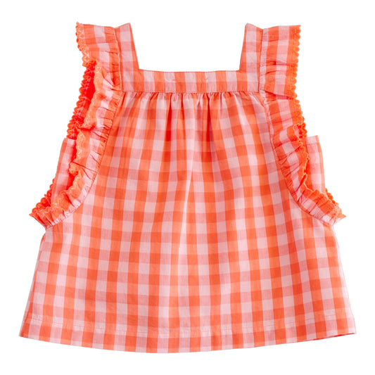 Top von Bonheur du jour Paris, Gr. 12-24 Monate, Farbe: vichy rose