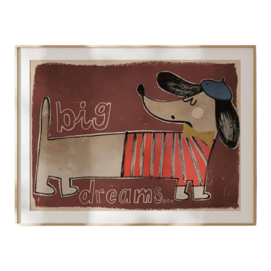 Poster „Dackel“ von Studio Loco