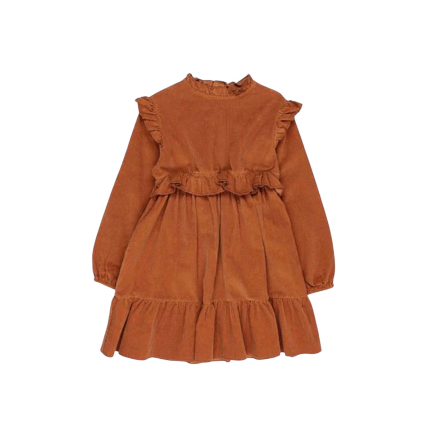 Feincord-Kleid von Búho, Gr. 3-10 Jahre, Farbe: toffee