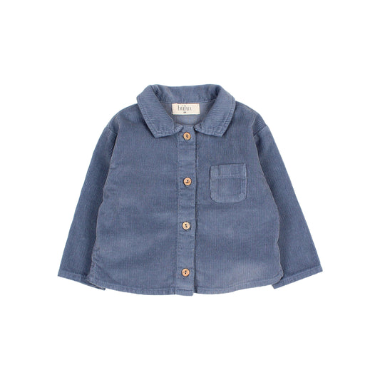 Hemd aus Mikrocord von Búho, Gr. 6-24 Monate, Farbe: artic blue