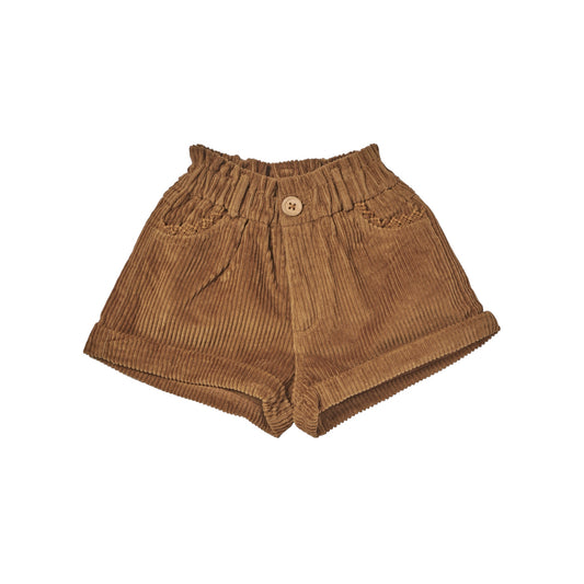 Shorts aus Cord von Bonheur du jour Paris, Gr. 2-10 Jahre, Farbe: cognac