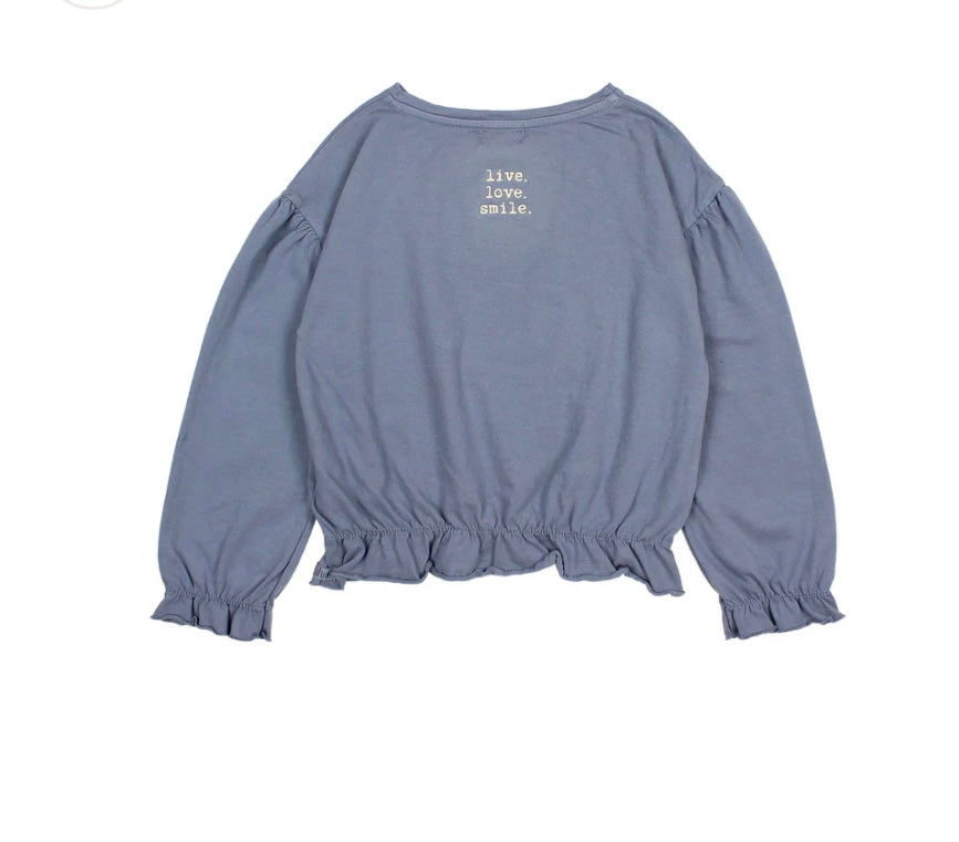 T-Shirt von Búho, Gr. 3-6 Jahre, Farbe: artic blue