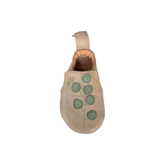 Krabbelschuhe Eucalyptus von Easy Peasy, 6-18 Monate, Farbe: nude