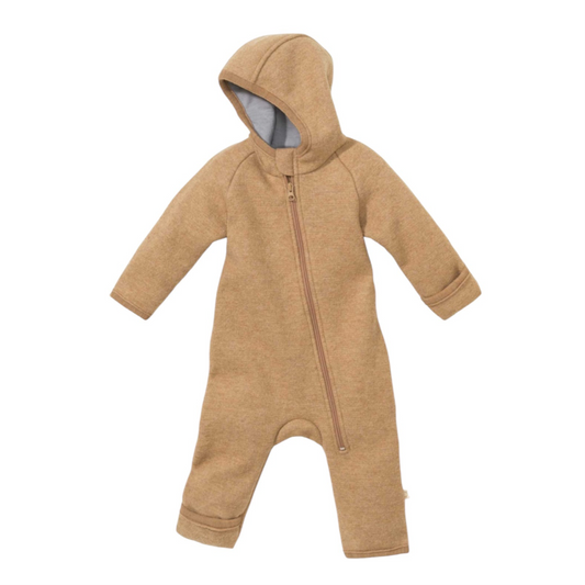 Walk-Overall mit Zipp von Disana, Gr. 50-92, Farbe: caramel