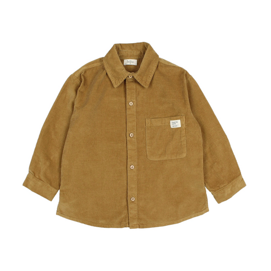 Hemd aus Microcord von Búho, Gr. 3-6 Jahre, Farbe: ocre