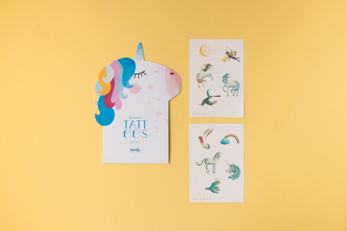Einhorn Tattoos von Londji 3+