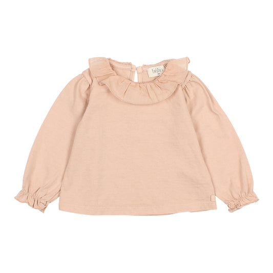 T-Shirt mit Rüschen von Búho, Gr. 3-24 Monate, Farbe: rose