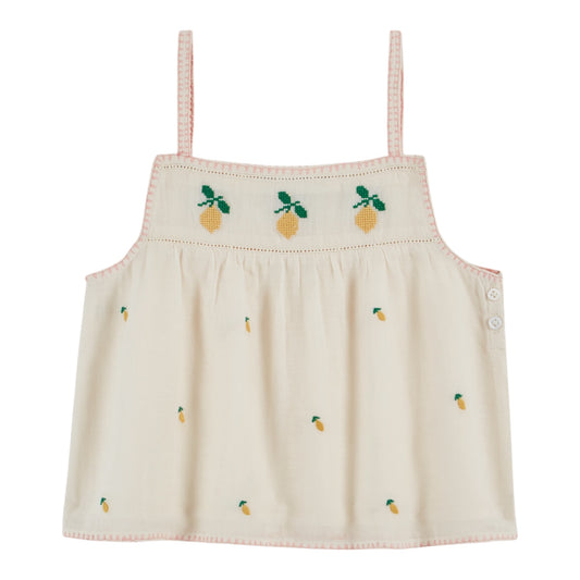 Top von Emile et Ida, Gr. 3-8 Jahre, Farbe: creme