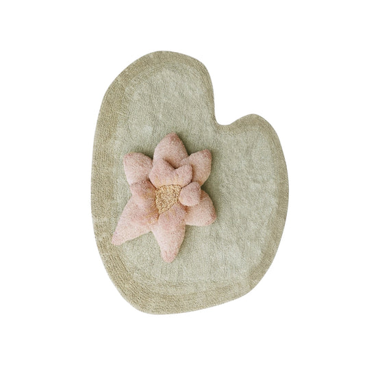 Waschbarer Teppich Lillie mit Kissen von Lorena Canals