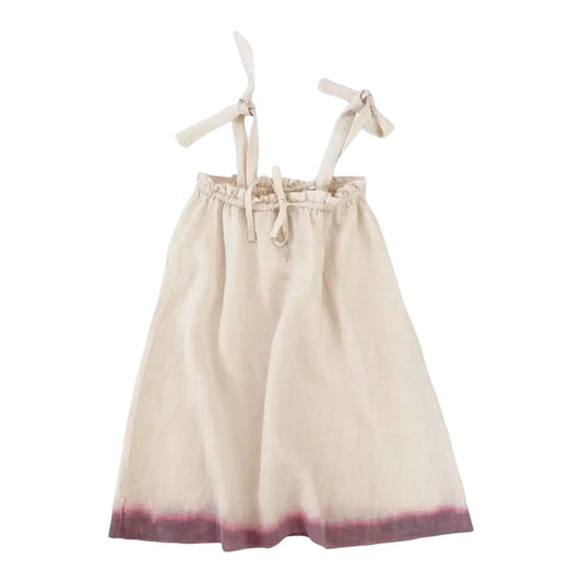 Kleid aus Leinen von Longlivethequeen, Gr. 6-10 Jahre, Farbe: milkwhite