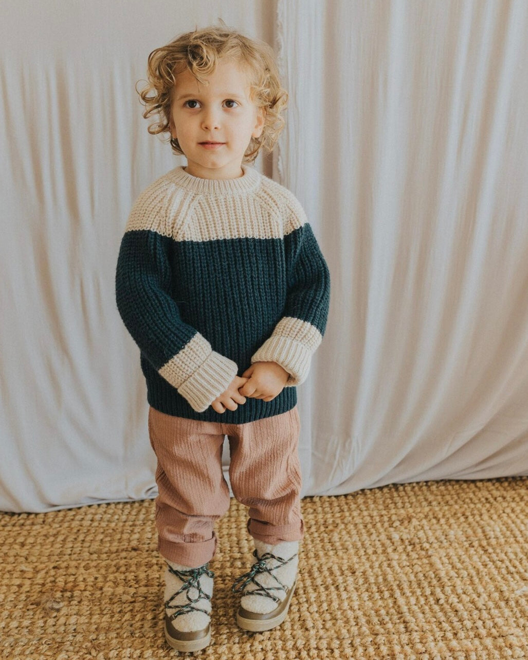 Pullover by Búho, size 3-8 years, color: deep forest