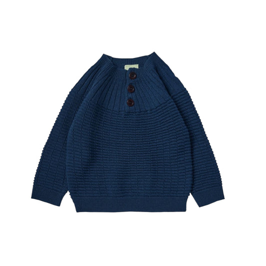 Pullover aus Merinowolle von Fub, Gr. 62-92, Farbe: pond blue