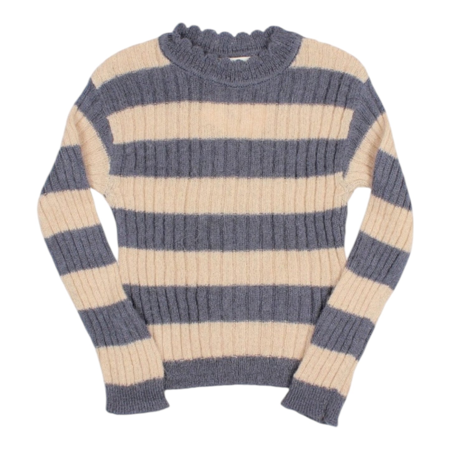 Striped sweater by Búho, size 3-6 years, color: antique blue