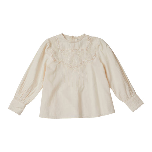 Bluse Amelie von Bonheur du jour Paris, Gr. 2-10 Jahre, Farbe: ecru