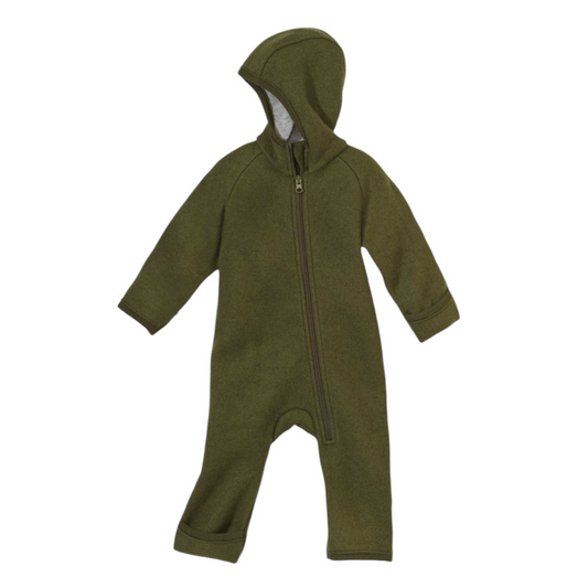 Walk-Overall mit Zipp von Disana, Gr. 50-92, Farbe: olive