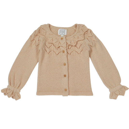 Strickjacke von Bonheur du jour Paris, Gr. 62-92, Farbe: nude