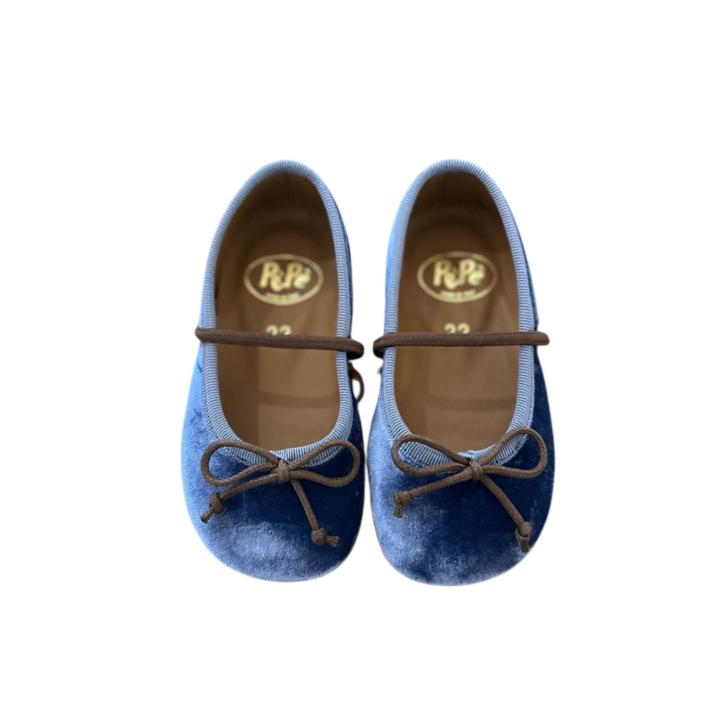 Ballerina Schuhe von Pèpè, Gr. 22-31, Farbe: jeansblau