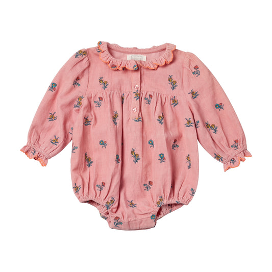 Romper von Bonheur du jour Paris, Gr. 3-24 Monate, Farbe: rose