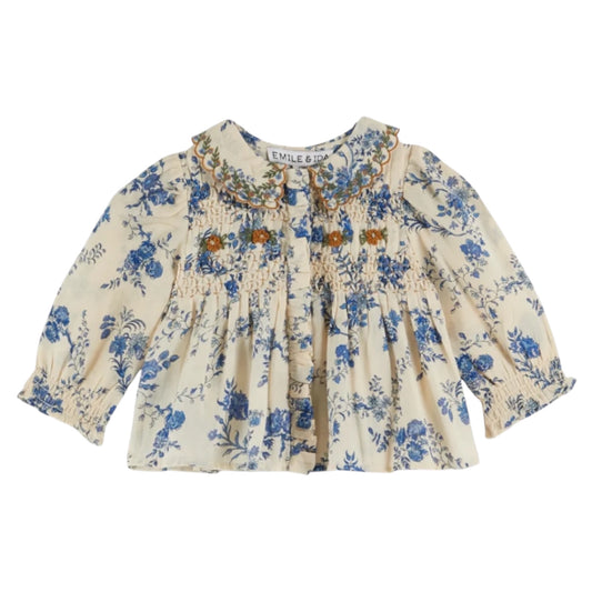 Als Inspiration für Dich: Bluse von Emile et Ida, Gr. 6-24 Monate, Farbe: orcid bleu