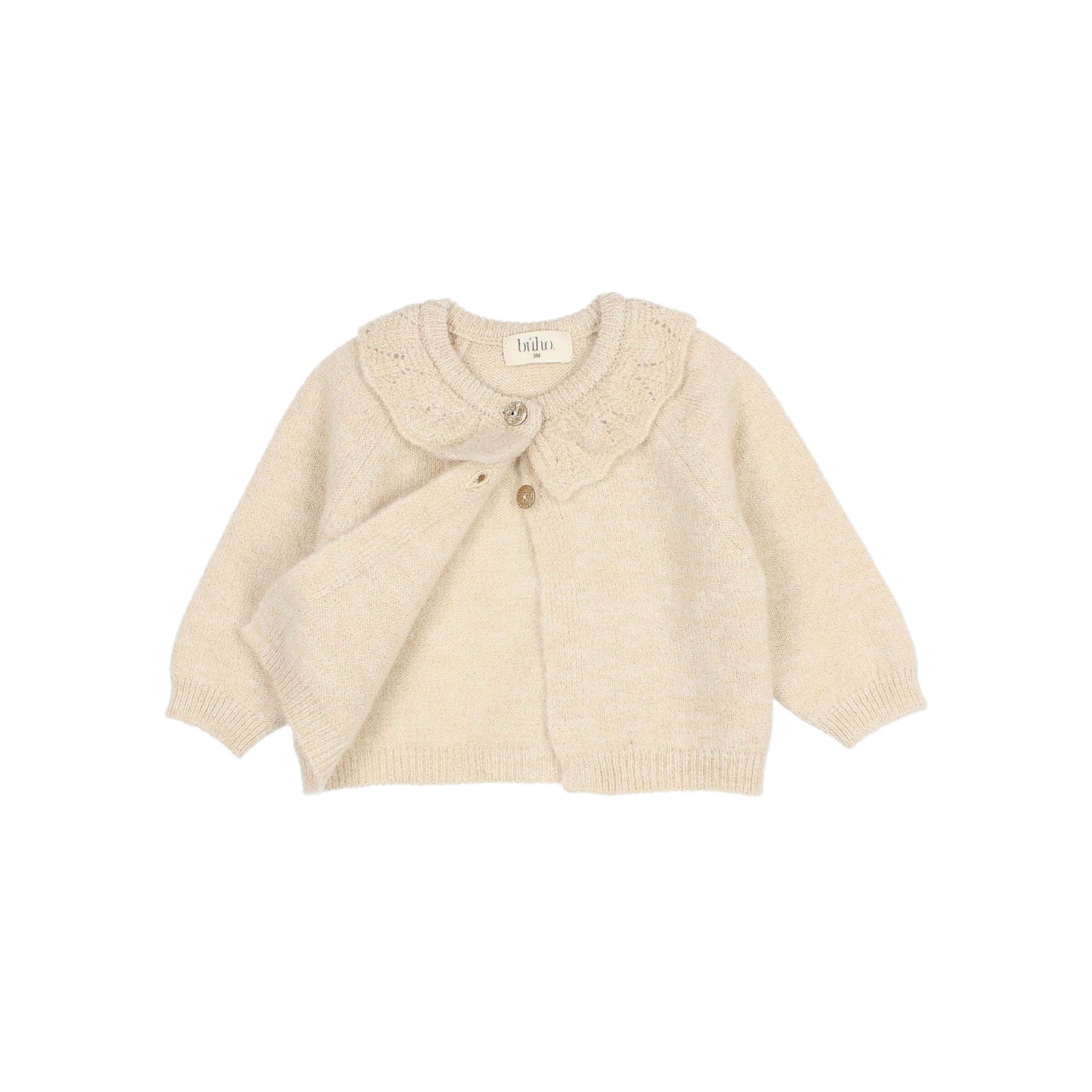 Lurex Cardigan von Búho, Gr. 3-24 Monate, Farbe: natural