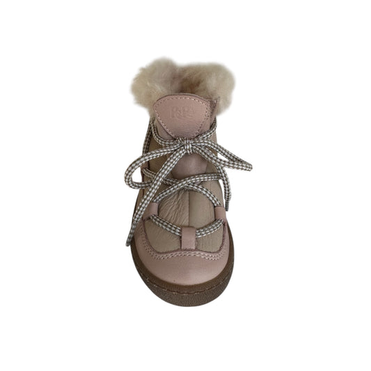 Lammfell-Boots von Pépé, Gr. 23-36, Farbe: nude