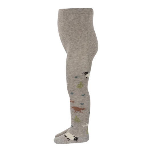 Wollstrumpfhose Olli von MpKids, Gr. 60-90, Farbe: hellbraun melange