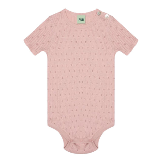 Baby Pointelle Body von Fub, Gr. 56-92, Farbe: pale rose